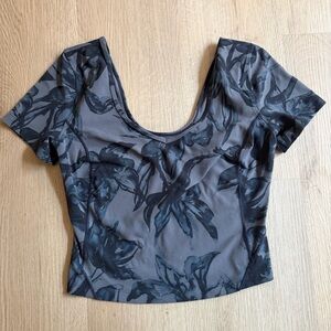 Lululemon Align Floral Cropped Top